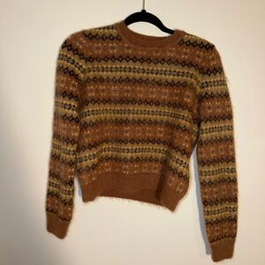 Doen Fran Fair Isle Wool-Mohair Sweater